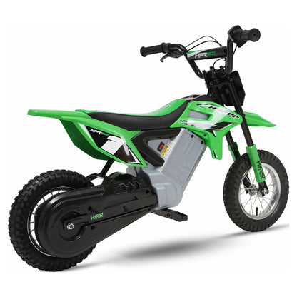 , HPR350 24V Electric Dirt Bike, Children Ages 13+, up to 14 MPH, Green