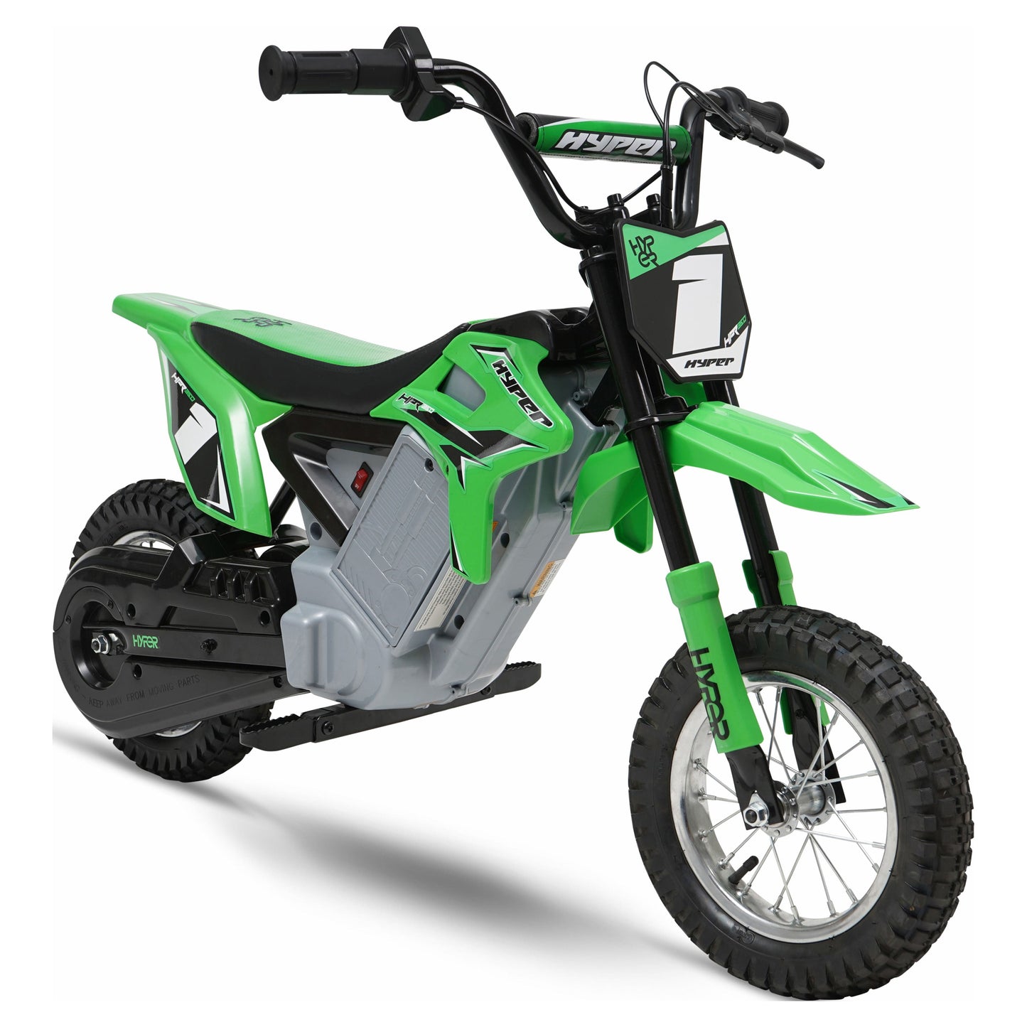 , HPR350 24V Electric Dirt Bike, Children Ages 13+, up to 14 MPH, Green