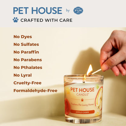 - 100% Natural Soy Wax Candle - Pet Odor Eliminator, up to 60 Hours Burn Time, Non-Toxic, Eco-Friendly Reusable Glass Jar Scented Candles – Pumpkin Spice - Pack of 2