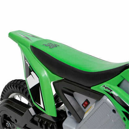 , HPR350 24V Electric Dirt Bike, Children Ages 13+, up to 14 MPH, Green